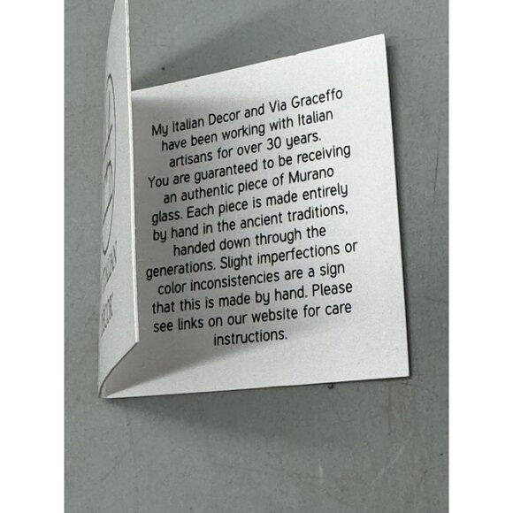 Handmade Italian Glass Square Plate Millefiori Tree Design My Italian Décor READ - Picture 9 of 12